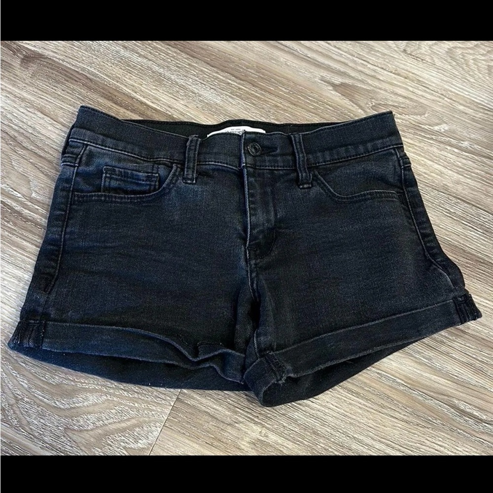 Abercrombie & Fitch Charcoal Denim Shorts
